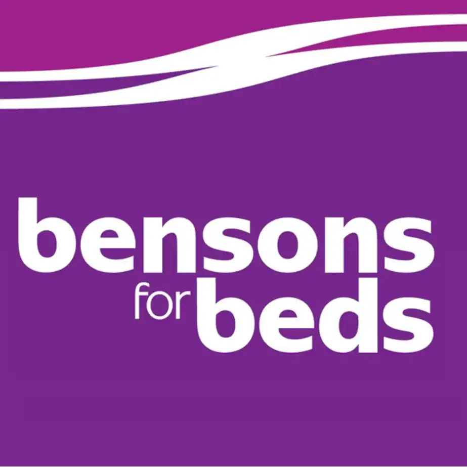 An image of bensons for beds logo